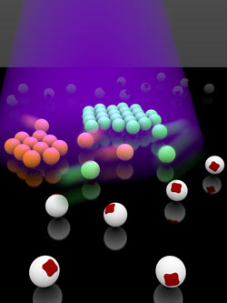 Illustration of Light-Activated Crystals