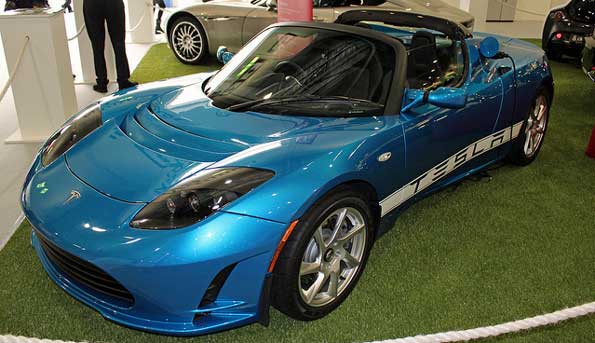 Tesla Roadster Electric Car