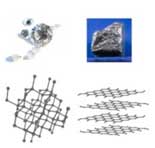 Figure 2: Carbon allotropes - diamond and graphite