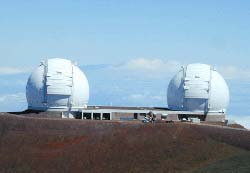 Keck Observatory in Hawaii