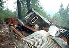 Damage from the 1989 Loma Prieta earthquake in California