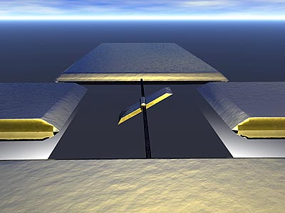 The nanotube motor shaft of the 500 nanometer motor