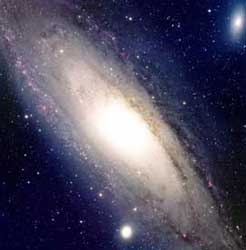 The Andromeda galaxy, similar to our own Milky Way. (image credit: NRAO/NSF)