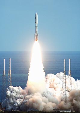 The launch of the New Horizons spacecraft, which will arrive at Pluto in 2015. 