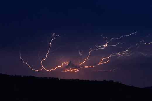 Cloud to cloud lightning strike, March 2007, Swifts Creek