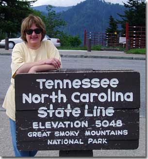 Cizewski in Great Smoky Mountains.