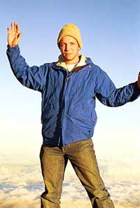 David Kestenbaum on top of the world