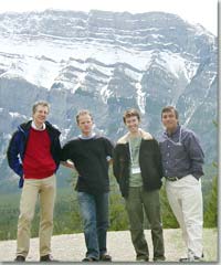 Sergio posing with some international colleagues