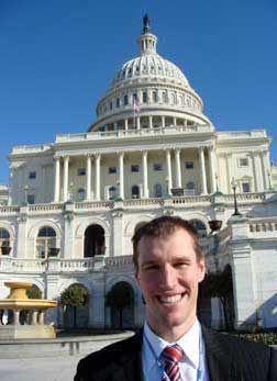 Ben at the Capital Building in Washington DC