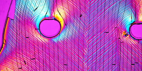 When colloids like paint dry, they can form microscopic zigzag patterns thanks to shear stress from evaporating water molecules.