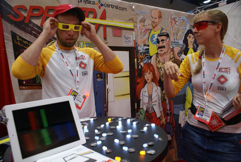 Our booth at Comic-Con International 2013