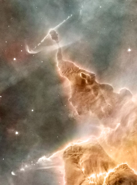 Carina Nebula Dust Pillar