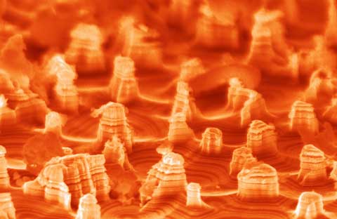 Nano Canyons. Image Credit: Brookhaven National Laboratory