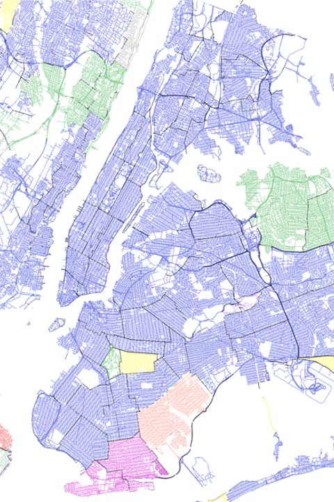 New York Geo-Tagged Tweets by Language