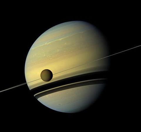 Titan and Saturn