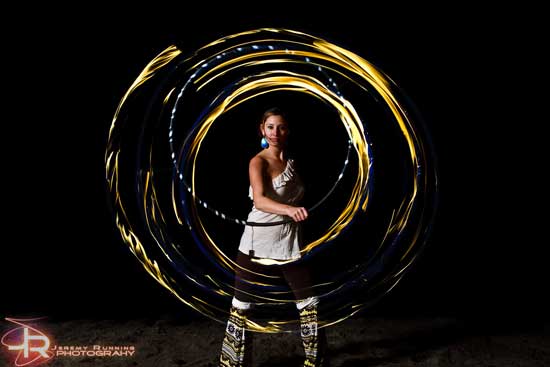 hoops with fire