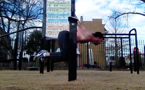 Advanced Tuck Back Lever