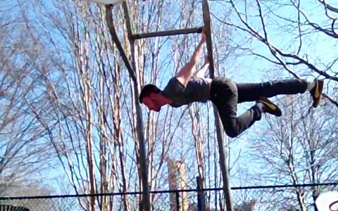 One Leg Back Lever